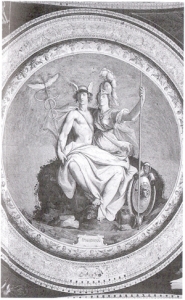 Atenea y Hermes patrones de las Ciencias y Artes